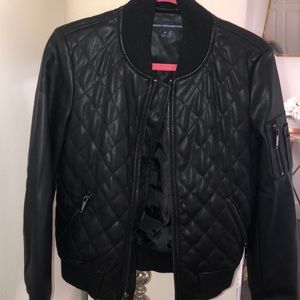 French Collection small leather jacket, WORN ONCE